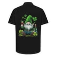 cllios 2025 Mens Saint Pattys Day Shirts Short Sleeve Hawaiian Tshirts