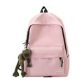 thumbnail image 1 of Solid Color Student Backpack Large Capacity School bag For Girl Travel Backpack Sac à dos scolaire, 1 of 7