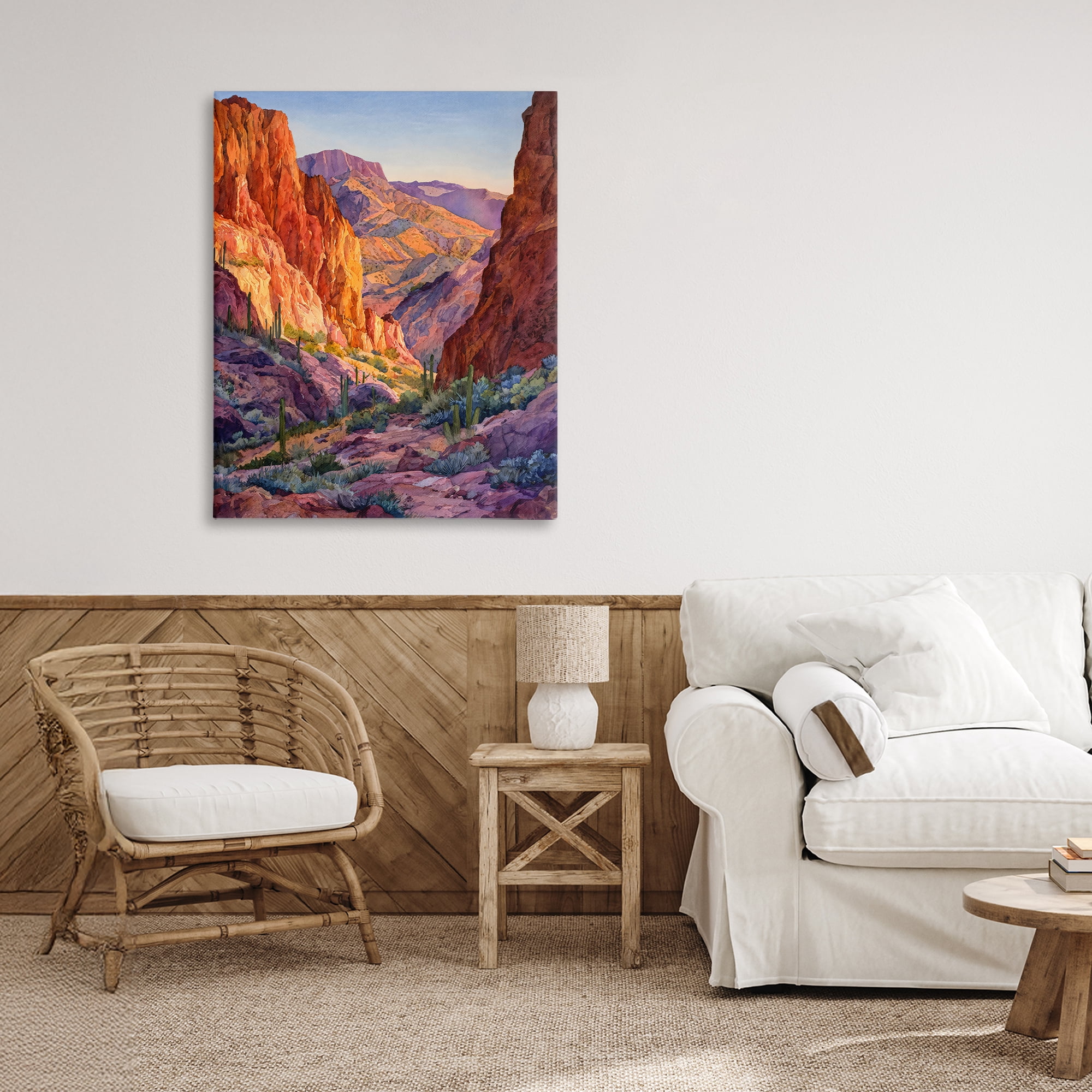 Stupell Industries Western Colors Canyon Canvas Wall Art, design by Franklyn Gregory