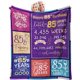 thumbnail image 1 of LHSHID 75th Birthday Gifts for Women or Men Gifts for 75 Year Old Woman 75th Birthday Decorations for Women 75 Birthday Party Decorations for Men 75 Birthday Gifts Throw Blanket 50x60in, 1 of 6