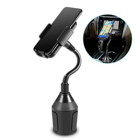 - Luxmo Universal Adjustable Quick Release And Rotatable Cup Holder for GPS Cell Phone Car Mount