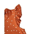 thumbnail image 4 of xiaxaixu Baby Summer Rompers, O-Neck Ruffle Sleeves Button Open Jumpsuits, 4 of 10