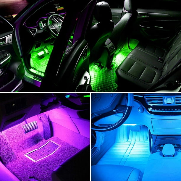 Kit de bande lumineuse LED néon pour intérieur de voiture, rétro