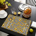 thumbnail image 5 of Vintage Sunflower Buffalo Check Plaid Place Mats Washable Placemats for Indoor Kitchen Dining Rustic Vintage Table Mats, 5 of 5