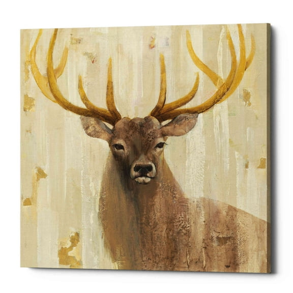 Epic Graffiti 'Forest King' by Albena Hristova, Canvas Wall Art, 12"x12"