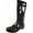 White Dot Black Rim Gloss, variant on Norty Women’s Hurricane Rain Boots – Waterproof High-Calf Length 13 inch Rubber Winter Spring and Garden Boots - Runs 1/2 size large