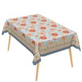 thumbnail image 5 of Vintage Light Sky Blue Floral Rectangle Tablecloth,Waterproof Stain Resistant Table Cover for Holiday Kitchen Dining Room Decor,60x102 Inch, 5 of 7