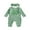 Green, variant on Newborn Baby Girls My Fisrt St Patricks Day Outfits Irish Spring Clothes Rompers Letter Embroidery Clover Print Long Sleeve Infant Bodysuits Jumpsuits with Headband