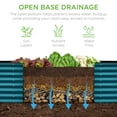 thumbnail image 4 of Best Choice Products 8x2x2ft Outdoor Metal Raised Garden Bed, Planter Box for Vegetables, Flowers, Herbs - Peacock Blue, 4 of 8