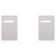 thumbnail image 4 of Moyic 2 Pieces Modern Style Guitar Backplate Parts Screws 6 Cover Guitar Cover Back with Scratchplate Accessories Cavity Tremolo Blanco 2Conjunto, 4 of 6