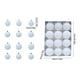 thumbnail image 3 of Adornos Navideños de Bolas Nevadas de 15 Cm | Paquete de 12 Adornos de Terciopelo Afelpado Multicolor con Ganchos | para Árbol, Ventana y Decoración Navideña Del Hogar, 3 of 6