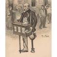 thumbnail image 2 of Jan de Waardt 20x24 Black Ornate Framed Double Matted Museum Art Print Titled: Oud -General as Street Musician (1895 - 1899), 2 of 5