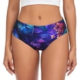 thumbnail image 1 of Balery Magic Colorful Forest Leaves Ropa Interior de Algodón para Mujer con Dibujo – Braguitas Cómodas y Elásticas, Estilo Clásico-Medium, 1 of 6