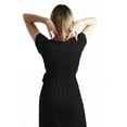 thumbnail image 4 of Vestido Largo Tipo Bata Cruazado Cintilla Formal Abierto THE DIFFERENT SOCIETY Side B collection Vestido largo, Tipo Bata con abertura y Tirante, Para Toda Ocasión., 4 of 4