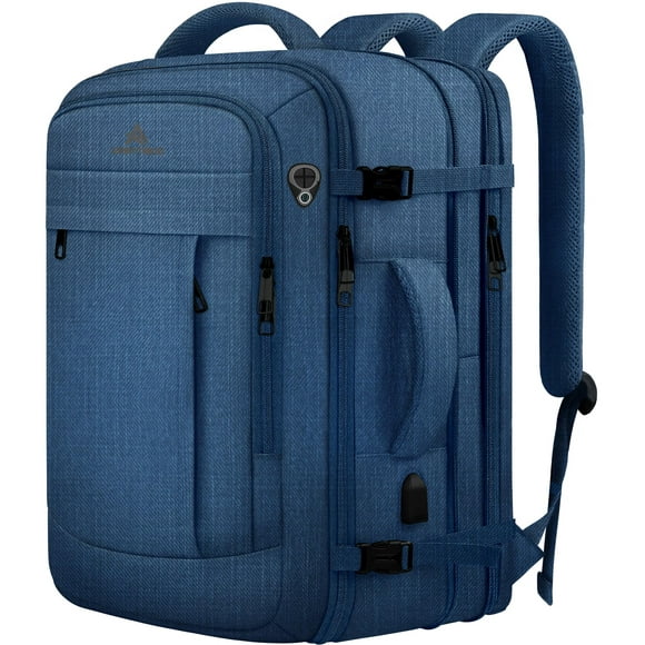 Sac à Dos pour Ordinateur Portable de Grande Capacité 55L, Grand Sac à Dos de Voyage pour Hommes, Sac de Week-End Extensible Résistant à l'Eau, Sac de Sport, Sac à Dos de Jour