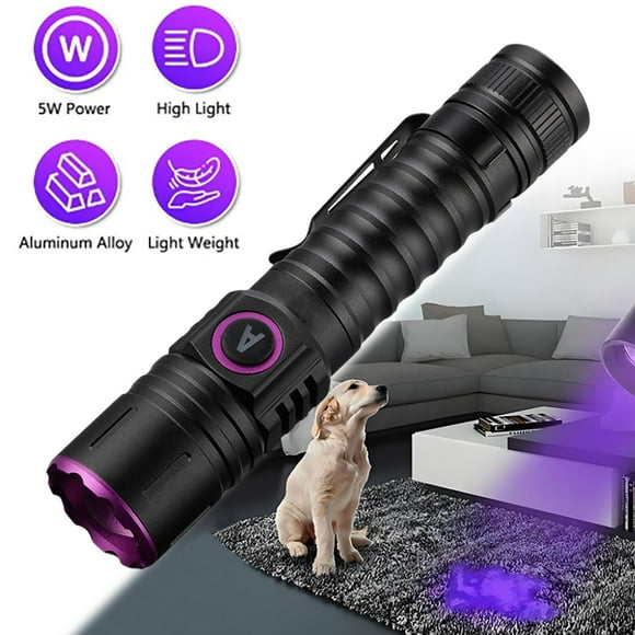 BKER Flashlight Handheld Black Light For Pet Stains Stones Resin Curing