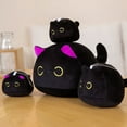thumbnail image 4 of Kawaii Black Cat About Pillow Plush Doll Toys Cute Cute High Quality Gifts For Boys Girls Friends Decorate Childrens, 4 of 7