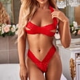 thumbnail image 2 of Bra and Panty Sets for Women Seamless Bralettes Lingerie Sexy Sets Comfortable Sports V Neck Bras Panty Thongs Sets, 2 of 7