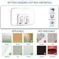 thumbnail image 6 of Outdoor String Light Hooks 50 Pack with Adhesive Tape - Damage Free, Tool Free, Hole Free, Waterproof, UV Resistant, Perfect for Christmas and Yard Decorations!, 6 of 8