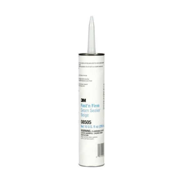 3M Body Seam Sealer 08505 Fast N Firm; Tan; Paintable In 30 Minutes; 0.1 Gallon Cartridge; Single