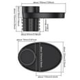 thumbnail image 4 of Portavasos portátil con bandeja para refrigerios para asiento de automóvil con organizador de platos, 4 of 6