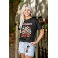 thumbnail image 3 of Betty Boop Kanji Racecar Cartoon Women's Graphic T Shirt Tees Brisco Brands S, 3 of 5