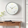 thumbnail image 2 of Unique Bargains Modern Silent Non Ticking Battery Operated Wall Clock Grey, 2 of 6