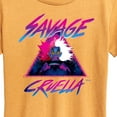 thumbnail image 3 of Disney Villains - Cruella Savage - Women's Short Sleeve Graphic T-Shirt, 3 of 6