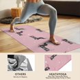 thumbnail image 4 of Cute Cartoon Dachshund Hot Yoga Mat Towel Non Slip for Hot Yoga - Quick-Drying Yoga Mat Cover with 4 Corner Pockets with Travel Bag - Hot Yoga Towel Non Slip Grip Moisture Wicking Sweat 70"x26", 4 of 6