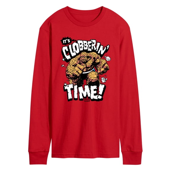 Marvel - Fantastic Four Clobberin Time - Men's Long Sleeve Graphic T-Shirt