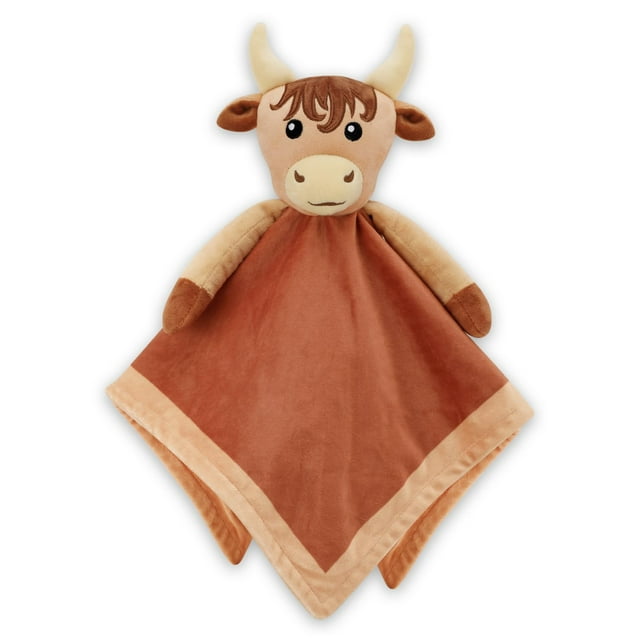 Manta de seguridad para bebés Gicoherero de 38 cm, suave felpa, vaca