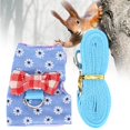thumbnail image 3 of Bunny Harness And Leash Set,  Chest Harness Pet Leash Harness Set Rabbits Vest Harness Breathable Chest Strap Traction Rope For Hamster  Kitten Small Animals, 3 of 8
