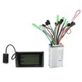 thumbnail image 4 of Electric Bicycle Brushless Controller Kit, Electric Scooter Controller LCD Meter Kit Good Heat Dissipation Clearly Display 24-48V Voltage  For 22.2mm Handlebars, 4 of 8