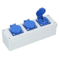 thumbnail image 4 of Boîte de Prise Étanche Extérieure Boîte de Prise Étanche Extérieure Prise Murale Prises Électriques avec Interrupteur, pour Extension, Boîtier Électrique, 4 of 8