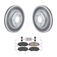 thumbnail image 1 of Transit Auto Front Coated Disc Brake Rotors and Ceramic Pads Kit for Car Honda Civic KGA-100117, 1 of 11