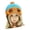 Blue, variant on Frostproof Kids Hat Fleece Inner Ear Protecting Winter Outdoor Accessory