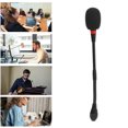 thumbnail image 1 of Gooseneck Microphone, Gooseneck Condenser Microphone Aluminum Alloy  For Meetings, 1 of 8