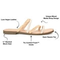 thumbnail image 2 of Journee Collection Womens Brinna Tru Comfort Foam Low Stacked Heel Slide Sandals, 2 of 6