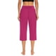 thumbnail image 3 of WILLBEST Pantalones Capri de Yoga Casuales para Mujer, Holgados, Cómodos, Deportivos, de Verano, de Pierna Ancha y Cintura Alta. Extra Grande, 3 of 6
