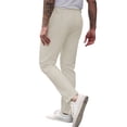 thumbnail image 5 of LODIENY Men Golf Dress Pants Stretch Slim Fit Casual Trouser Button Waist Slacks for Men Straight Leg Lightweight Trousers with Pockets Beige XL, 5 of 9