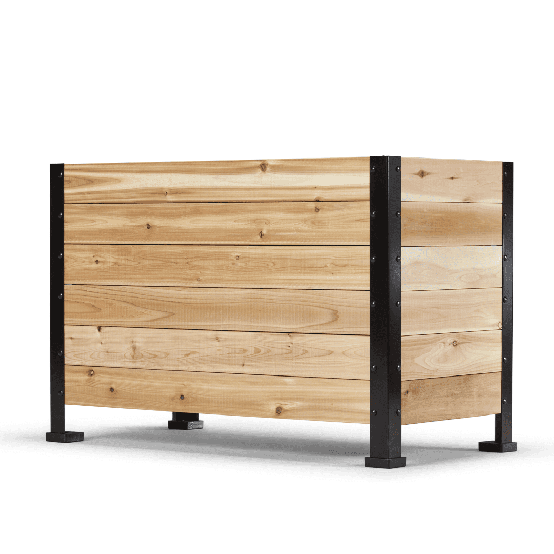 Cedar Planters Platform feet Set (4-Pack) – High-Density Polyethylene Deck and Patio Protectors for Elevated Garden Beds