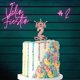 thumbnail image 4 of Cake Topper Rosa Glitter #2 Velin Fiestin Cake topper Glitter #2, 4 of 9
