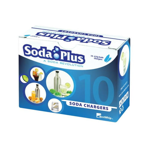 Single USE #3334 Soda Water Seltzer Chargers CCA 8G CO2-20 Pieces 
