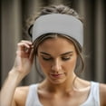 thumbnail image 3 of 2pcs Sport Sweat Mens Hair Headband Unisex Band Sweatband Stretch Womens Fitness & Yoga Equipment, 3 of 4
