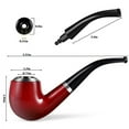 Fymlhomi Fake Pipes, Novelty Tobacco Smoking Pipe, Prop Pipe for