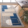 thumbnail image 2 of SAFAVIEH Ebony Blake Geometric Runner Rug, Beige/Blue, 2'3" x 8', 2 of 7