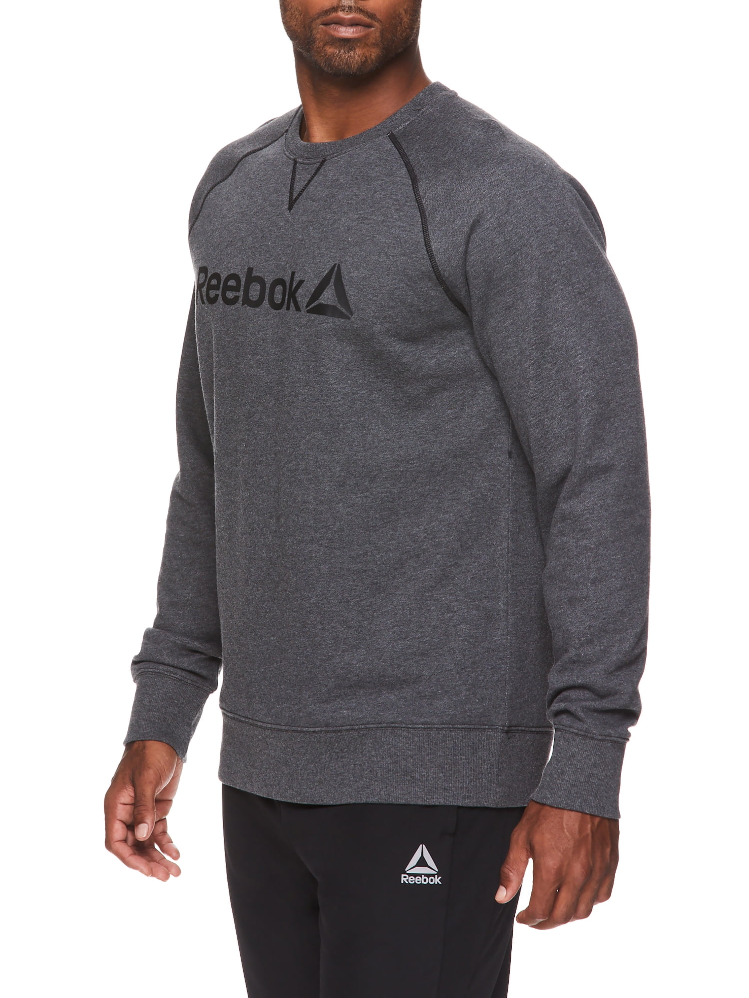 Reebok Mens Crew Long Sleeve Sweatshirt