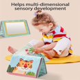 thumbnail image 2 of QJUHUNG Baby Early Education Cloth Calendar Book with Distorting Mirror  Teething Safe  Multi-Dimensional Sensory Development  Intellectual Stimulation Toy for Boys and Children Ages 708., 2 of 7