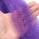 thumbnail image 2 of Nvzi 6 paquetes de cabello trenzado preseparado Spring Twist de 24 pulgadas, suave, sintético, para crochet, para extensiones de cabello trenzado Spring Twist para mujeres, color morado., 2 of 2