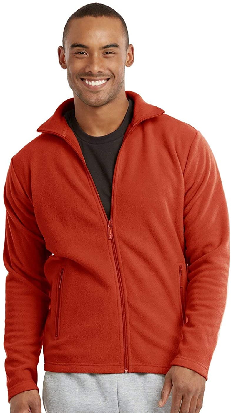 Knocker Men's Polar Fleece Full Zip Sherpa Lined Sweater Jacket